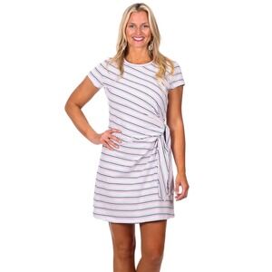 Duffield Lane Lexi Rainbow Stripe Dress Size Women XL Resort Wear Prep Cotton
